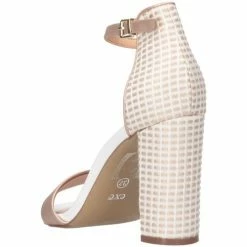 Exé Shoes Exe' LIDIA-360 Sandales Femme Nu / blanc Sandales et Nu-pieds Couleur Multicolore -Etro Soldes Magasin 17503514 500 C