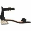 Exé Shoes Exe' KATY-624 Sandales Femme Noir Sandales et Nu-pieds Couleur Noir -Etro Soldes Magasin 17503516 500 A