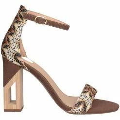 Exé Shoes Exe' RENATA-822 Sandales Femme marron Sandales et Nu-pieds Couleur Marron