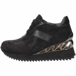 Exé Shoes Exe' K34-A808 Basket Femme NOIR Baskets mode Couleur Noir