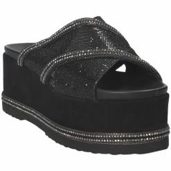 Exé Shoes G41007137A30 Mules / Sabots Couleur Noir 9 Exé Shoes G41007137A30 Mules / Sabots Couleur Noir -Etro Soldes Magasin 18745847 500 C