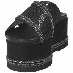 Exé Shoes G41007137A30 Mules / Sabots Couleur Noir 10 Exé Shoes G41007137A30 Mules / Sabots Couleur Noir -Etro Soldes Magasin 18745847 500 D