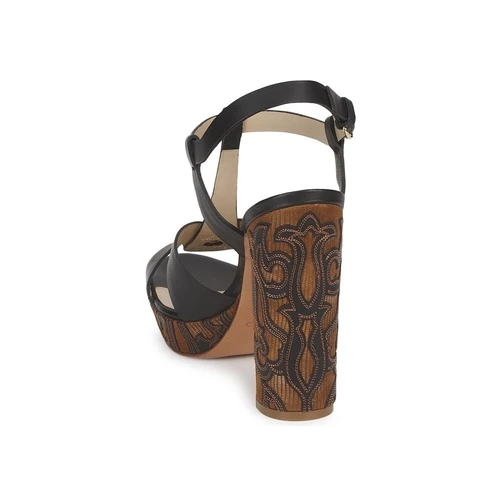 Etro NU-PIEDS 3763 Sandales et Nu-pieds Couleur Noir 7 Etro NU-PIEDS 3763 Sandales et Nu-pieds Couleur Noir – Image 5