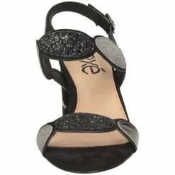Exé Shoes Exe' PENNY-610 Sandales Femme NOIR ARGENT Sandales et Nu-pieds Couleur Multicolore -Etro Soldes Magasin 19706966 500 F