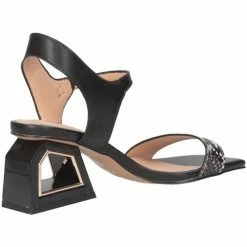 Exé Shoes Exe' MELANI-740 Sandales Femme PYTHON / NOIR Sandales et Nu-pieds Couleur Multicolore -Etro Soldes Magasin 20086102 500 D