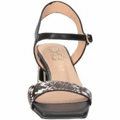 Exé Shoes Exe' MELANI-740 Sandales Femme PYTHON / NOIR Sandales et Nu-pieds Couleur Multicolore -Etro Soldes Magasin 20086102 500 F