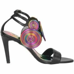 Exé Shoes Exe' REBECA-911 Sandales Femme NOIR / MULTI Sandales et Nu-pieds Couleur Multicolore -Etro Soldes Magasin 20086103 500 E