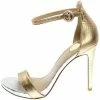 Exé Shoes Exe' SILVIA-750 Sandales Femme CHAMPAGNE / ARGENT / OR Sandales et Nu-pieds Couleur Beige -Etro Soldes Magasin 20567875 500 A
