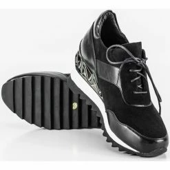 Exé Shoes Y2326-N611 Baskets mode Couleur Noir 12 Exé Shoes Y2326-N611 Baskets mode Couleur Noir -Etro Soldes Magasin 21012667 500 E