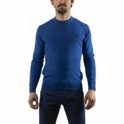 Etro Soldes Magasin 13 Etro C-NECK MULTIYARN SWEATER MEN T-shirts & Polos Couleur Bleu