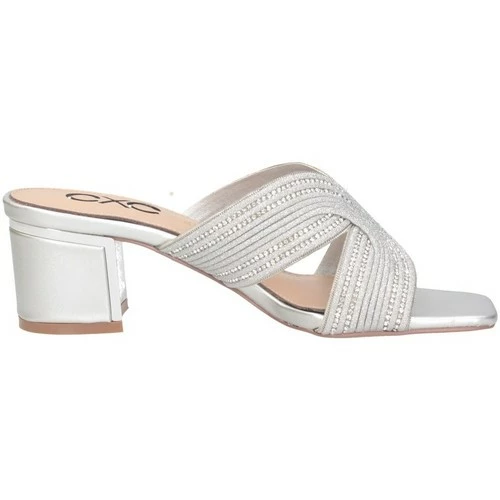 Exé Shoes Exe' ISABEL590 Chaussons Femme Mules / Sabots Couleur Argenté 3 Exé Shoes Exe' ISABEL590 Chaussons Femme Mules / Sabots Couleur Argenté