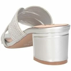 Exé Shoes Exe' ISABEL590 Chaussons Femme Mules / Sabots Couleur Argenté 10 Exé Shoes Exe' ISABEL590 Chaussons Femme Mules / Sabots Couleur Argenté -Etro Soldes Magasin 22590838 500 C