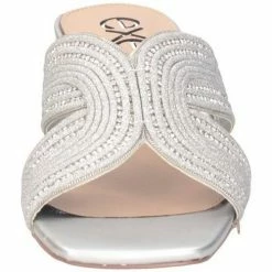 Exé Shoes Exe' ISABEL590 Chaussons Femme Mules / Sabots Couleur Argenté 13 Exé Shoes Exe' ISABEL590 Chaussons Femme Mules / Sabots Couleur Argenté -Etro Soldes Magasin 22590838 500 F