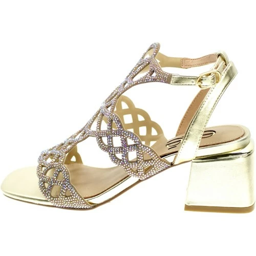 Exé Shoes CARMEN-110 Sandales et Nu-pieds Couleur Doré 4 Exé Shoes CARMEN-110 Sandales et Nu-pieds Couleur Doré – Image 2