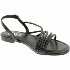 Exé Shoes LORIS-086 Sandales et Nu-pieds Couleur Noir -Etro Soldes Magasin 22945746 500 F