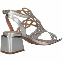 Exé Shoes Exe' Carmen 110 Sandales Femme Sandales et Nu-pieds Couleur Argenté -Etro Soldes Magasin 22976012 500 D