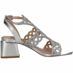 Exé Shoes Exe' Carmen 110 Sandales Femme Sandales et Nu-pieds Couleur Argenté -Etro Soldes Magasin 22976012 500 E