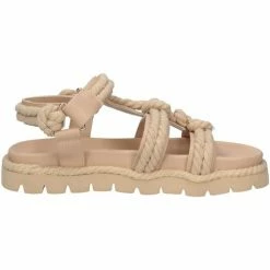 Exé Shoes Exe' DAPHNE-780 Chaussons Femme Mules / Sabots Couleur Beige -Etro Soldes Magasin 23169186 500 E