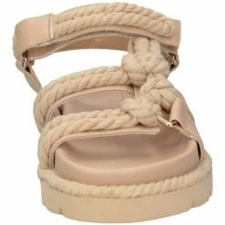 Exé Shoes Exe' DAPHNE-780 Chaussons Femme Mules / Sabots Couleur Beige -Etro Soldes Magasin 23169186 500 F