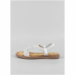 Exé Shoes ZF-1982-F6 Sandales et Nu-pieds Couleur Argenté