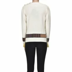 Etro MGP00001163QI Pulls & Gilets Couleur Blanc 7 Etro MGP00001163QI Pulls & Gilets Couleur Blanc -Etro Soldes Magasin 24058737 500 C
