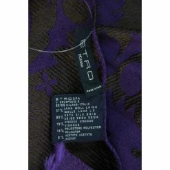 Etro Écharpe Accessoires textile Couleur Violet -Etro Soldes Magasin 24245256 500 F