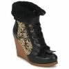 Etro DENISE Bottines / Boots Couleur Noir / Beige -Etro Soldes Magasin 244087 500 A