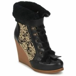 Etro DENISE Bottines / Boots Couleur Noir / Beige