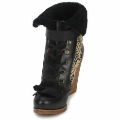 Etro DENISE Bottines / Boots Couleur Noir / Beige -Etro Soldes Magasin 244087 500 C