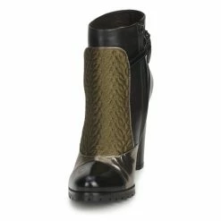 Etro FEDRA Bottines / Boots Couleur Noir/Kaki/Argent -Etro Soldes Magasin 244090 500 C