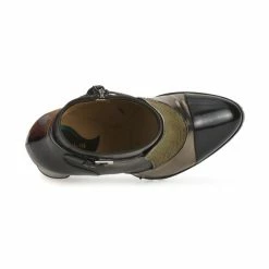 Etro FEDRA Bottines / Boots Couleur Noir/Kaki/Argent -Etro Soldes Magasin 244090 500 F