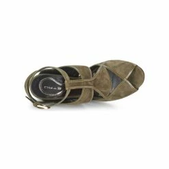 Etro 3025 Sandales et Nu-pieds Couleur Kaki 13 Etro 3025 Sandales et Nu-pieds Couleur Kaki -Etro Soldes Magasin 449918 500 F