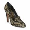 Etro 3055 Escarpins Couleur Noir / Or -Etro Soldes Magasin 449920 500 A