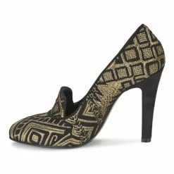 Etro 3055 Escarpins Couleur Noir / Or -Etro Soldes Magasin 449920 500 D