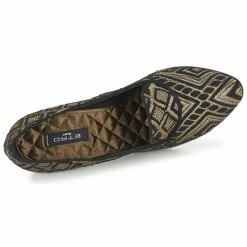 Etro 3055 Escarpins Couleur Noir / Or -Etro Soldes Magasin 449920 500 F